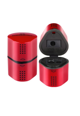 Apontador C/deposito Grip 2001 Vermelho